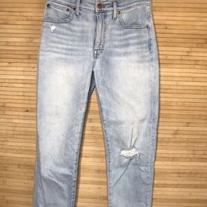 Madewell Mid Rise Classic Straight Jeans  Size 28